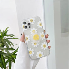 Load image into Gallery viewer, Cute 3D Sun flower Bracket Transparent Soft phone Case