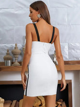 Load image into Gallery viewer, Deep V Neck Spaghetti Strap Bandage Dress