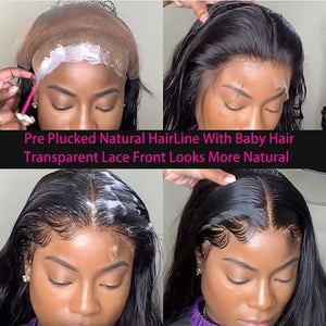 Deep Wave Pre-Plucked Curly Human Hair Wig