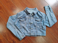 Load image into Gallery viewer, Denim Y2K Crop Top Set
