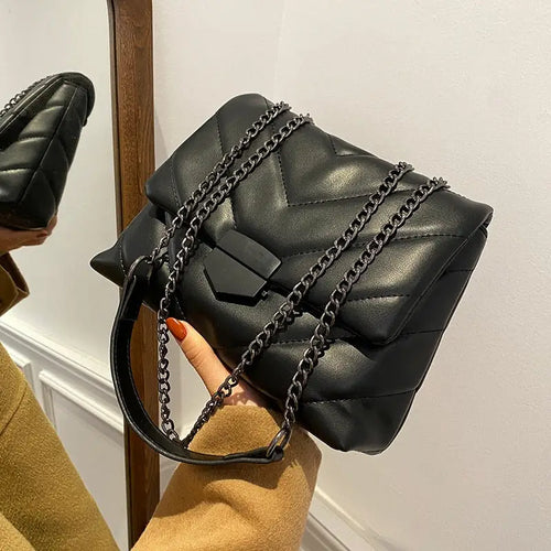 Designer Quilted Luxury Pu Leather Crossbody Bag