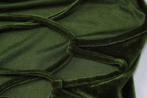 Don’t Let Me Down Velvet Maxi Dress - dress