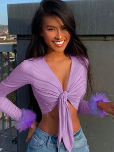 Dreaming About You Top - Purple / M