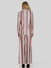 Load image into Gallery viewer, Elegant Blazer Striped Casual Wide Leg 3 Piece Suit Set