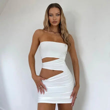 Load image into Gallery viewer, Elegant Off Shoulder Strapless Sexy Cut Out Dress - black