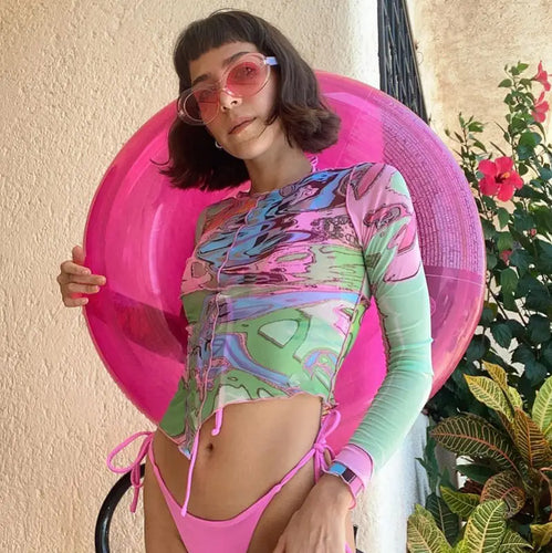 Fairycore Aesthetic Crop Tee - Top