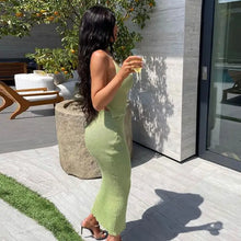 Load image into Gallery viewer, Fashion Chain Knitted Camis Top and Dress Sets - dress