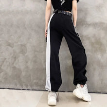 Load image into Gallery viewer, Fashion Contrast Cargo Gothic Pants - pants