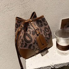 Load image into Gallery viewer, Fashion Leopard Bucket Handbag - Bag