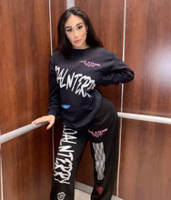 Load image into Gallery viewer, Fashion Street Wear Letter Print 2 Piece Set