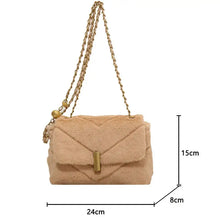 Load image into Gallery viewer, Faux Fur Fashion luxury Designer Handbag