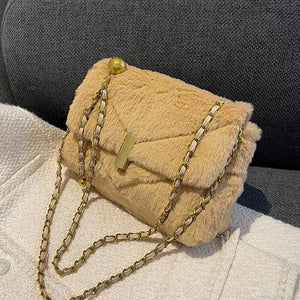 Faux Fur Fashion luxury Designer Handbag