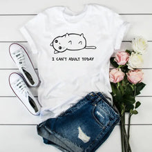 Load image into Gallery viewer, Fierce Heart Cartoon Print T-shirt - Design 13 / XS