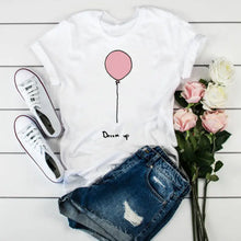 Load image into Gallery viewer, Fierce Heart Cartoon Print T-shirt - Design 14 / XS