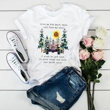 Load image into Gallery viewer, Fierce Heart Cartoon Print T-shirt - Design 16 / S