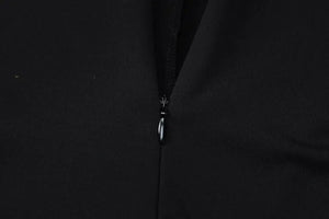 Gabrielle Long Sleeve Streetwear Black Jumpsuit