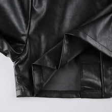 Load image into Gallery viewer, Get With It Cropped PU Leather Jacket