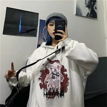 Load image into Gallery viewer, Gothic Japanese Cartoon Hip Hop Hoodie - 11 / XXL