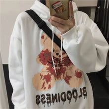 Load image into Gallery viewer, Gothic Japanese Cartoon Hip Hop Hoodie - 16 / M