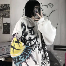 Load image into Gallery viewer, Gothic Japanese Cartoon Hip Hop Hoodie