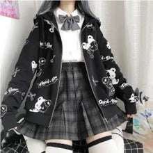 Load image into Gallery viewer, Gothic Teddy Graphic Hoodie - 1 / XXL