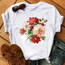 Load image into Gallery viewer, Graphic Cartoon Tree Print Harajuku T-shirt - Design 10 / XL