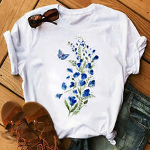 Load image into Gallery viewer, Graphic Cartoon Tree Print Harajuku T-shirt - Design 16