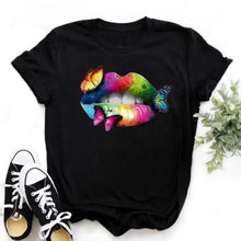 Load image into Gallery viewer, Graphic Cartoon Tree Print Harajuku T-shirt - Design 5