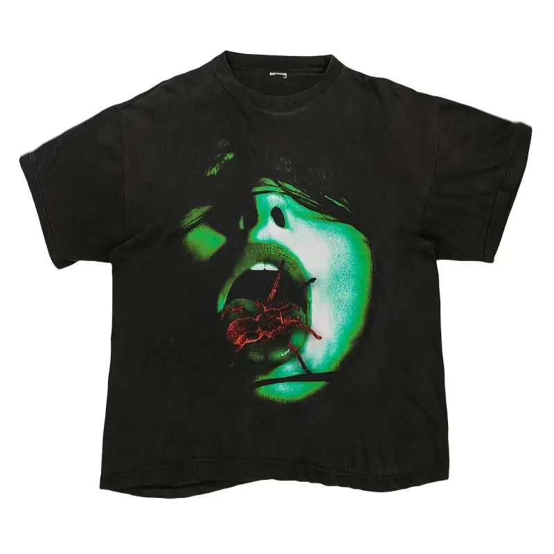 Graphic Print Womens T-shirt - Black / XS(2) - customized