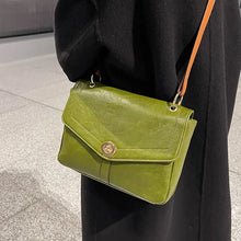 Load image into Gallery viewer, Green Small PU Leather Shoulder Crossbody Bag
