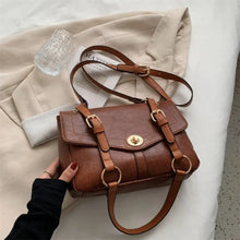 Load image into Gallery viewer, Green Small PU Leather Shoulder Crossbody Bag - Auburn