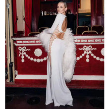Load image into Gallery viewer, Hallow-Out Backless Long Sleeve Dress