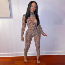 Load image into Gallery viewer, Hallow-Out Sheer Mesh Two Piece Set