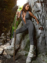 Load image into Gallery viewer, Halter Backless One Piece Fashion Jumpsuit