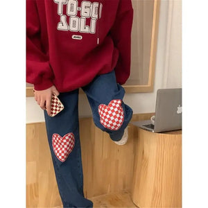 Harajuku Baggy Gothic Jeans - 14 / S
