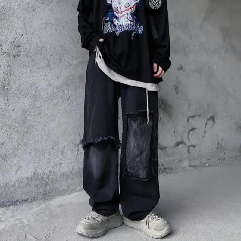 Harajuku Baggy Gothic Jeans - 3 / XL