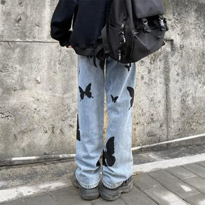 Harajuku Baggy Gothic Jeans - 5 / M