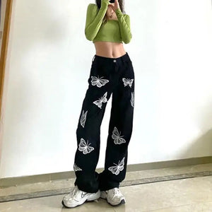 Harajuku Baggy Gothic Jeans - 6 / XXL