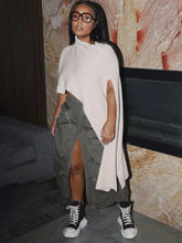 Load image into Gallery viewer, Harajuku Zipper Loose High Waist Y2k Skirt