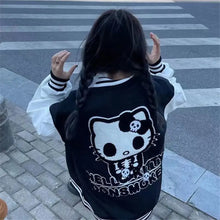 Load image into Gallery viewer, Hell Kitty Baseball Jacket - 1 / S