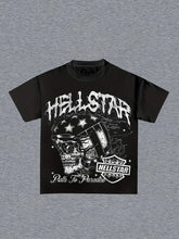 Load image into Gallery viewer, Hell Star Y2K Skull Print Tee - customized