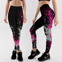 Load image into Gallery viewer, High Waist Elasticity Digital Print Push Up Leggings
