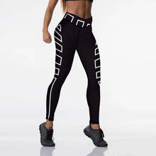 Load image into Gallery viewer, High Waist Elasticity Digital Print Push Up Leggings