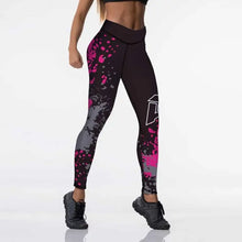 Load image into Gallery viewer, High Waist Elasticity Digital Print Push Up Leggings