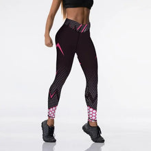 Load image into Gallery viewer, High Waist Elasticity Digital Print Push Up Leggings