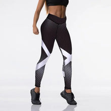 Load image into Gallery viewer, High Waist Elasticity Digital Print Push Up Leggings