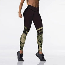 Load image into Gallery viewer, High Waist Elasticity Digital Print Push Up Leggings