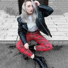 Load image into Gallery viewer, High Waist Harem Cargo Korean Joggers - Red / XXXL