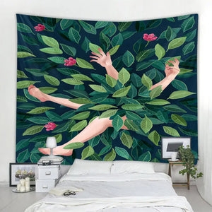 Hippie Pattern Tapestry Wall Cloth - 2020-2629 / 275x180cm