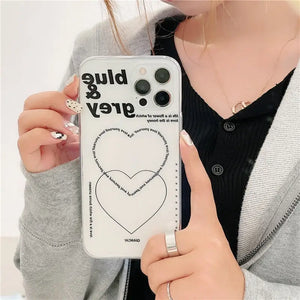 INS Clear Silicone Phone Case For Iphone